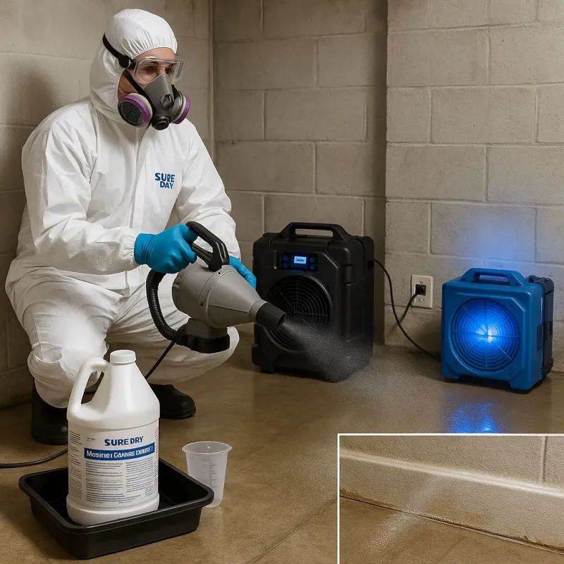 Sanitization and Odor Removal process in Howey-in-the-Hills, FL