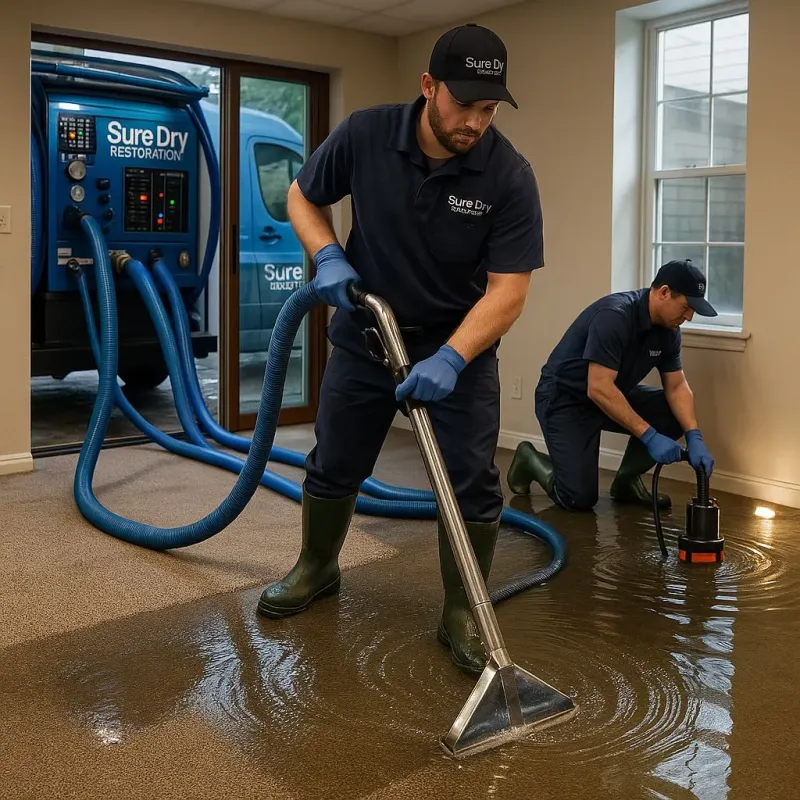 Water Extraction and Removal process in Howey-in-the-Hills, FL